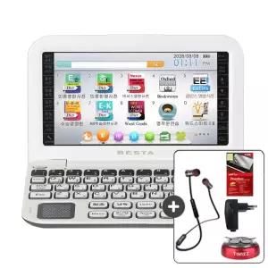 HA BESTA 베스타 영어특화 전자사전 BK-500+이어폰+차량용 방향제+충전기+필름 영영 한영 영한 한자 국어 옥스퍼드 북웜 라이브러리 오디오 북 135종 컨텐츠