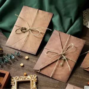 특별한 빈티지 편지지 세트 크라프트 편지지 세트 빈티지편지지 편지지