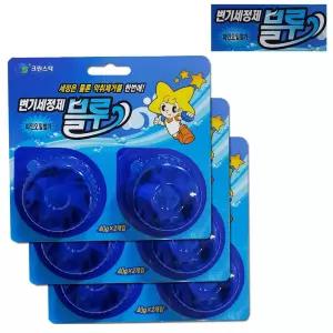 크린스타 양변기 변기 세정제 2입 3포장 세정제 변기세정제 변기청소제