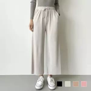 여성바지 배기 캐쥬얼 빅사이즈 루즈핏 배기팬츠 면 Jmy8+3npk