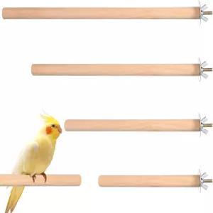버드 퍼치 나무 앵무새 스탠드 4PCS 패럿 폭이 다른 케이지 장난감 액세서리 작은 잉꼬 코너 버지 핀치를