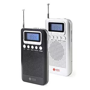 롯데알미늄 휴대용 미니 효도라디오 핑키-9 건전지식 클립형 소형 라디오 등산 포켓