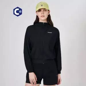 [롯데백화점]스파이더 여성 프로웹쿨 워터 스포츠 후드 집업 SPKMCNFT371WBLK