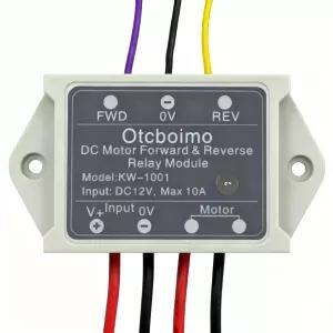 12V 정회전 역회전 모터 스위치 DC 방향 전환 릴레이 컨트롤러 10A 리니어 액추에이터용 수동 제어 윈치