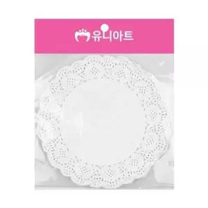 유니아트 1000 종이레이스(도일리 페이퍼) 소/11cm 40개입 (1개)