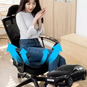 (제품 TYPE 1 - 쿨링 4팬)더뉴아반떼AD 호환 휴대용 쿨링방석 자동차방석