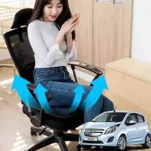 (제품 TYPE 1 - 쿨링 4팬)스파크EV 호환 휴대용 쿨링방석 자동차방석