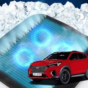 (제품 TYPE 1 - 쿨링 4팬)뉴투싼IX 자동차 호환 4팬 쿨링방석 메쉬