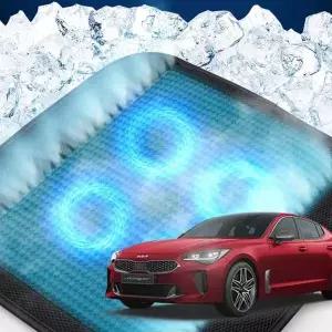 (제품 TYPE 1 - 쿨링 4팬)스팅어 자동차 호환 4팬 쿨링방석 메쉬