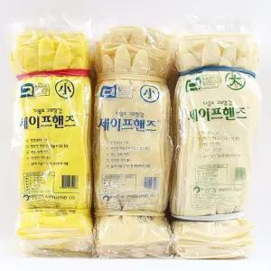 하얀손 세이프핸즈 다용도 고무장갑 소 대 10입