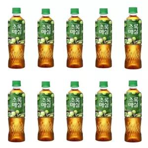 웅진 초록매실 500ml 10개 패트병