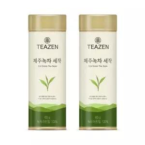 [셀러허브]티젠 제주 녹차 세작 60g 2개 (S29305166)