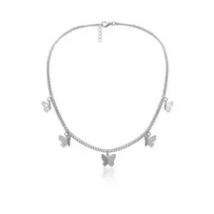 여성 사랑스러운 귀여운 나비 포인트 목걸이