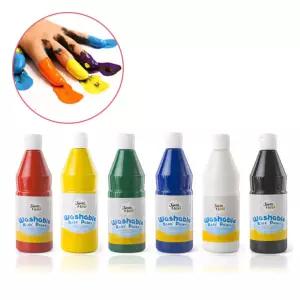 호안미로 워셔블 페인트 500ml 6색세트 02265s 어린이집 놀이 오감 공부