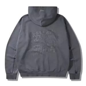 지프 Jeep 피그먼트 그래픽 오버핏 후드집업 (JP5TZU613GR)