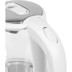 과열방지 유리포트 전기 커피포트 주전자 내열유리 무선 리빙센스1890GW/화이트 1.8L