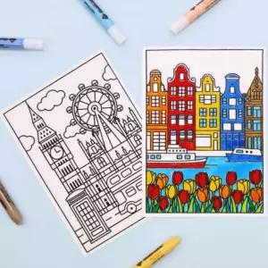 글라스데코 공주글라스데코 글라스데유리창스티커 글라스데 인기 랜드마크 글라스스티커 기획상품 글라스데