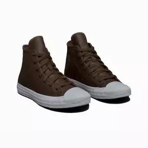 컨버스 공용 스니커즈 척테일러 올스타 레더 그라운디드 하이 AS858446