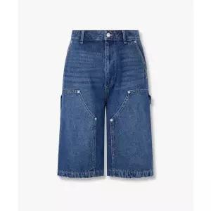 [매장정품] STUDIO TOMBOY [MEN] 더블니 버뮤다 데님 팬츠_다크 네이비 91M6262331 2601704653