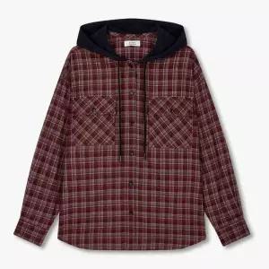 [매장정품] 스튜디오 톰보이 체크 후디 셔츠 9105421106