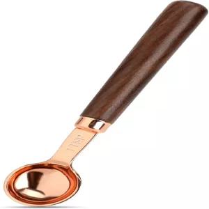 분쇄 커피용 커피 스쿱 1/3 티스푼 5ml 우드 롱핸들 원두 차 계량 스푼 1 6.5인치