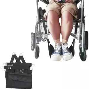 노인 보조 기기를 위한 휠체어 발끈은 장애인 임산부 부상자 발걸이 해먹 조절 가능한 매달기 슬링 비행기