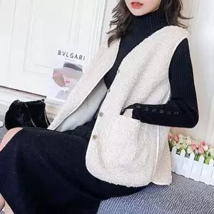 후리스 포켓 양털조끼 여성 베스트 수면 뽀글이 방한 dYj4+4Qgs