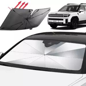 링타입 우산형 싼타페 햇빛가리개 블랙박스형