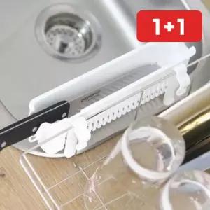 싱크대 걸이 수납 봉 주방 컵 거치 레일대