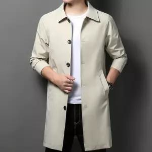 남성 여자친구가 좋아하는 트렌치 하프 코트 가을 캐주얼 싱글 자켓 봄 MODU3