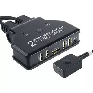 2포트 484FSW60 KVM 스위치 분배기 / 4K 60Hz KVM SWITCH