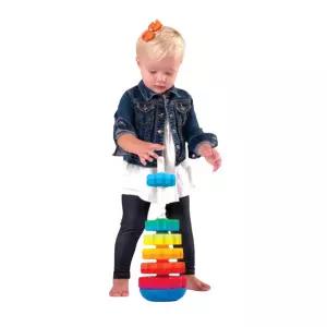 톱니 바퀴 링게임 쌓기놀이 유치원 교구 스릴있는 발달 링걸이 재미