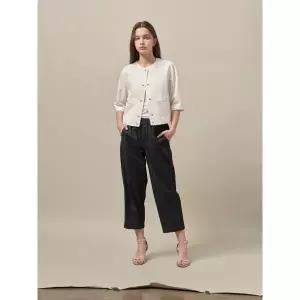 갤러리아 올리비아로렌 배색 포인트 배기 팬츠 VVCDL5M4191