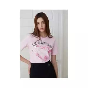 에고이스트 [BLUE LABEL] 라운드넥 반팔 프린팅 티셔츠 ES2OTH03 675019