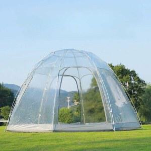 이글루 텐트 투명 옥외 차박 캠핑 구경 천막 밤하늘