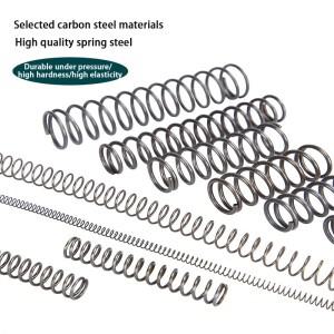 65Mn 마이크로 소형 압축 스프링 와이어 직경 0.2mm/0.3mm/0.4mm OD:2mm-9mm 길이 5mm~50mm 맞춤형 10개