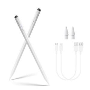 스타일러스 펜 for Pencil 11th A16 / 10세대, 2Pack 액티브 고속 충전, 2018-2025 11 /10 /9 /8 /7 /6, Pro 13