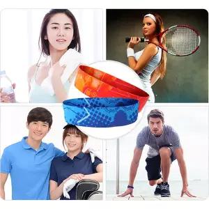 트렌디 기능성 스포츠 헤어밴드 냉감밴드/ 쿨헤어밴드/