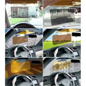 주간용 차량용햇빛가리개/클립형 야간용/2in1썬바이져