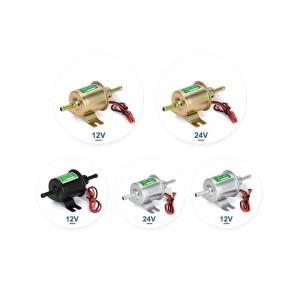 범용 전기 연료 펌프 저압 볼트 고정 와이어, 디젤 가솔린 HEP-02A, 자동차 카브레타 오토바이 ATV용, 12V