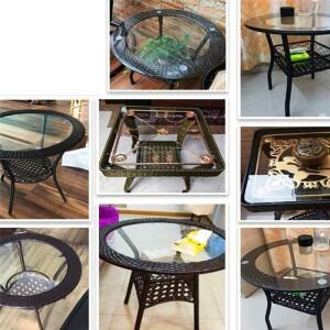 A67K-커피 그라데이션 플랫 합성 라탄 수리 재료 위커 키트 (니트 및 의자, 테이블 가구 수리용)