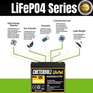 12V 20Ah LiFePo4 내장형 BMS 리튬 인산철 배터리 팩 RV밴트롤링 모터골프 카트캠핑어린이 스쿠터용