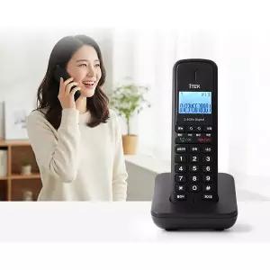 무선전화기 발신자번호표시 사무실 매장 전화기 내선통화기능 아이텍1050/블랙