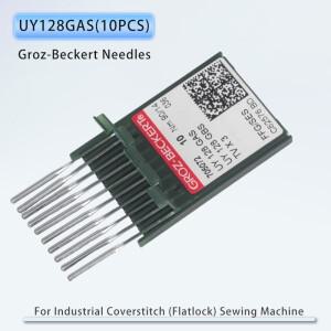 산업용 커버스티치(Flatlock) 재봉틀 액세서리용 10 PCS UY128GAS Groz-Beckert 바늘 TVX3 SY7272 MY1044