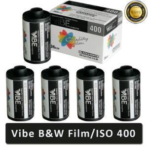 VIBE 400 흑백 필름 ISO 35mm 135 네거티브 코닥 카메라용 36EXP롤 1 롤 2 3 5 기한 3.2026