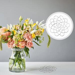 나선형 이케바나 줄기 홀더 꽃병 꽃꽂이를위한 꽃 홈 장식을위한