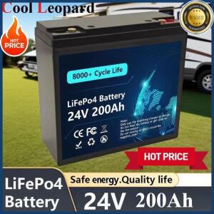 32700 24V 200Ah LiFePO4 배터리 내장형 BMS 충전식 RV캠핑카 태양광 해양 오버랜드밴 오프로드용