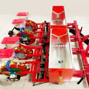 트랙터 파종기 경운기 부착용 트레일러 옥수수 땅콩 고량 비닐씌우기 일체형 씨앗 씨뿌리기