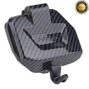 NMAX V3 2025 오토바이 사이드 포켓 뚜껑용 카본 파이버 방수 공구함 보관 커버