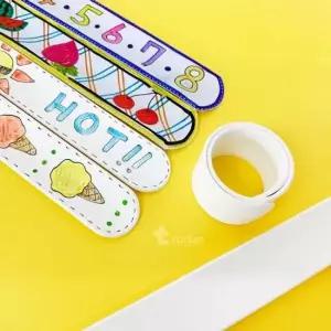 자동 요술 팔찌 PVC 10개 키트 재료 미술 수업 활동